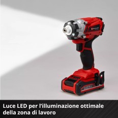 AVVITATORE IMPULSI BATTERIA TE-CI 18/1 LI SOLO MACCHINA VOLT 18 X-CHANGE EINHELL
