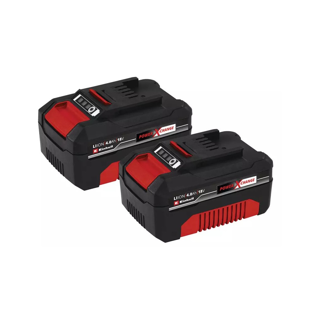 KIT BATTERIE 4,0 Ah LITIO X-CHANGE CONFEZIONE 2 PZ EINHELL