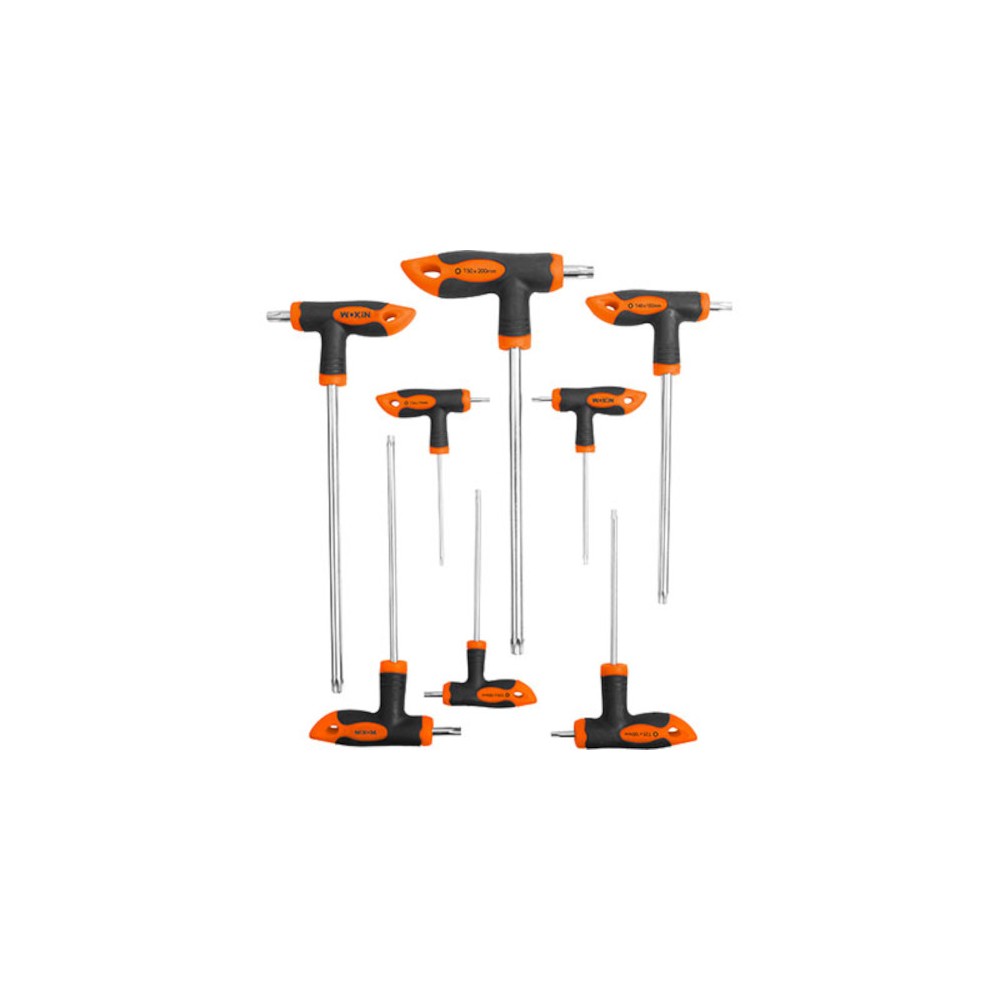 CHIAVI TORX TAMPER A T SERIE CONFEZIONE 8 PEZZI DA T 10/45 WOKIN CHIAVI TORX TAMPER A T SERIE CONFEZIONE 8 PEZZI DA T 10/45 WOKIN