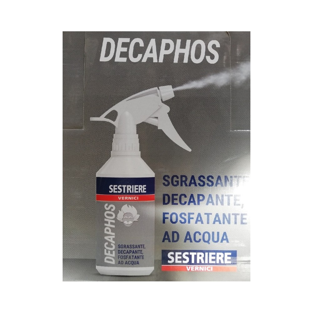 DECAPHOS NEW SGRASSANTE DECAPANTE FOSFATANTE AD ACQUA 500 ML SESTRIERE DECAPHOS NEW SGRASSANTE DECAPANTE FOSFATANTE AD ACQUA 500 ML SESTRIERE