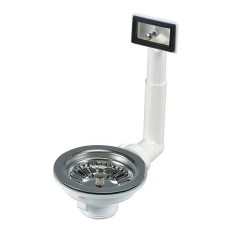 PILETTA PVC LAVELLO GRANDE CON TROPPO PIENO Ø 11/2