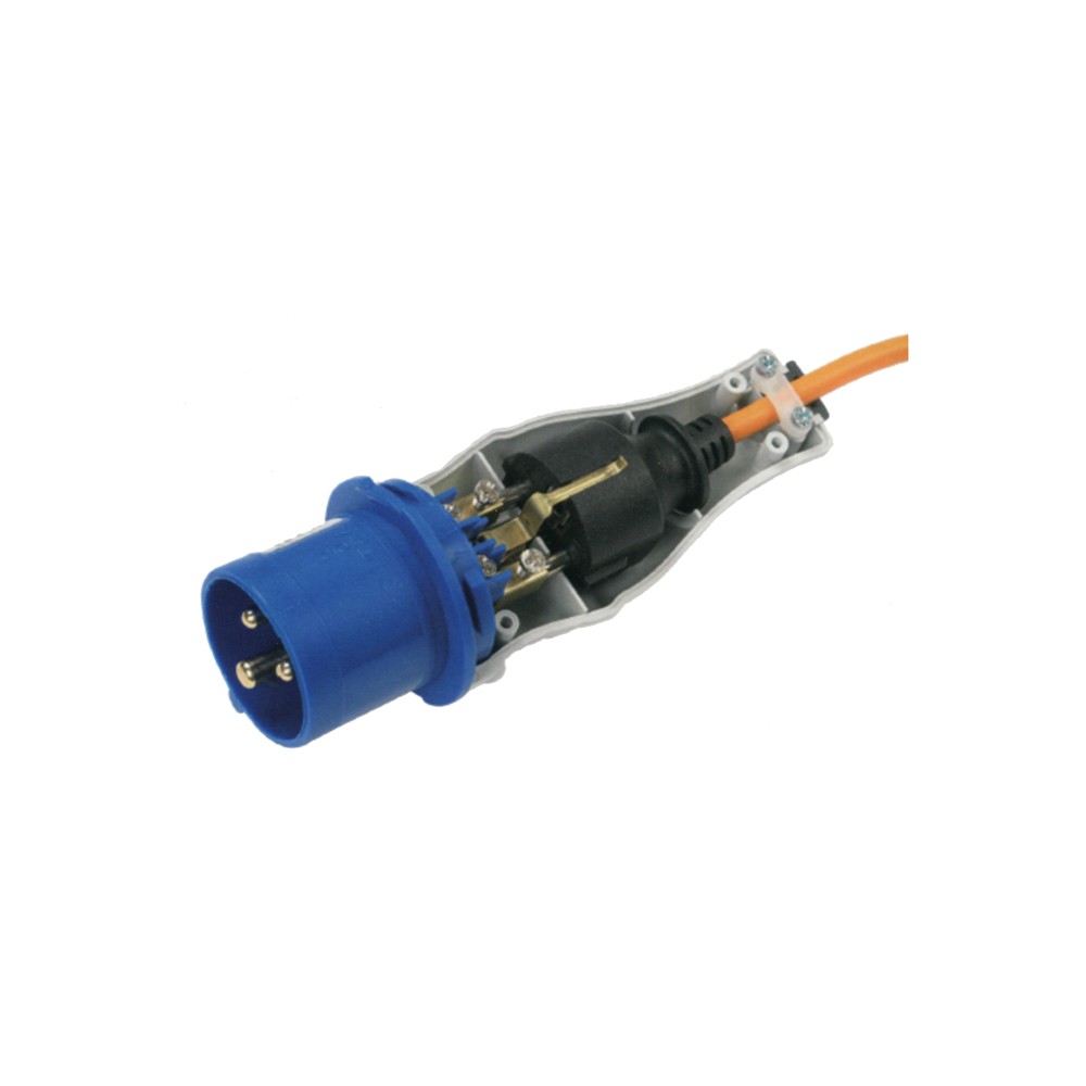 PRESA VOLANTE ADATTATORE INDUSTRIALE X SPINA SCHUKO