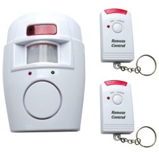 ANTIFURTI KIT ALLARME ACUSTICI RILEVATORE PRESENZA CON TELECOMANDI