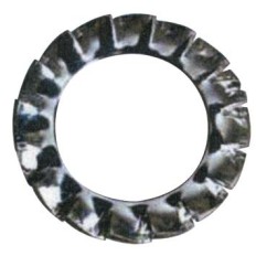 RONDELLA DENTELLATA ZINCATA CONFEZIONE 100 PEZZI