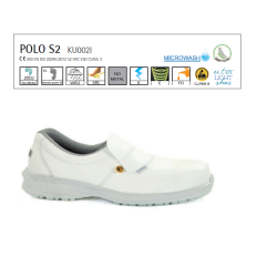 SCARPE ANTINFORTUNISTICHE POLO BASSE S2 MICROWASH BIANCHE GIASCO