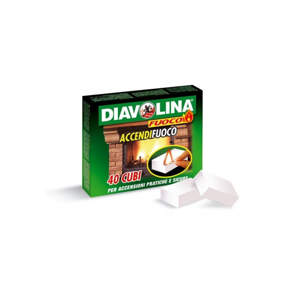 ACCENDIFUOCO DIAVOLINA IN CUBETTI