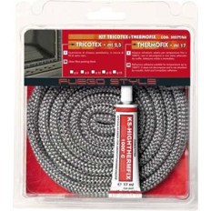 GUARNIZIONE TRECCIA PER STUFA PIU' ADESIVO MT 2.5