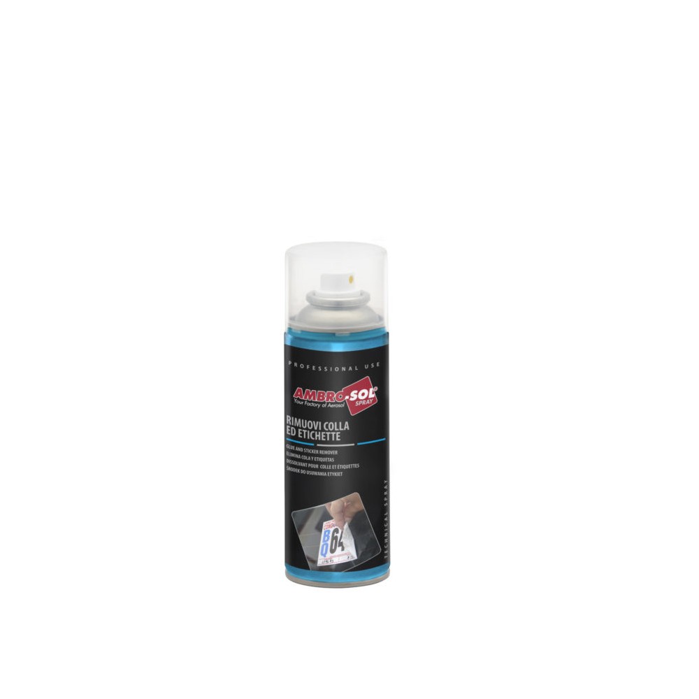 RIMUOVI ETICHETTE BOMBOLETTA SPRAY 200 MLAMBRO-SOL RIMUOVI ETICHETTE BOMBOLETTA SPRAY 200 MLAMBRO-SOL