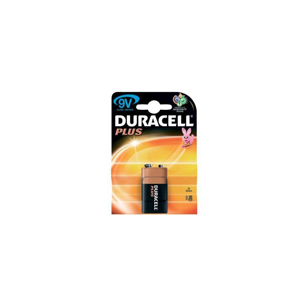 PILE TRANSIST ALKALINE 9V 6LR61/MN1604DURACELL PILE TRANSIST ALKALINE 9V 6LR61/MN1604DURACELL