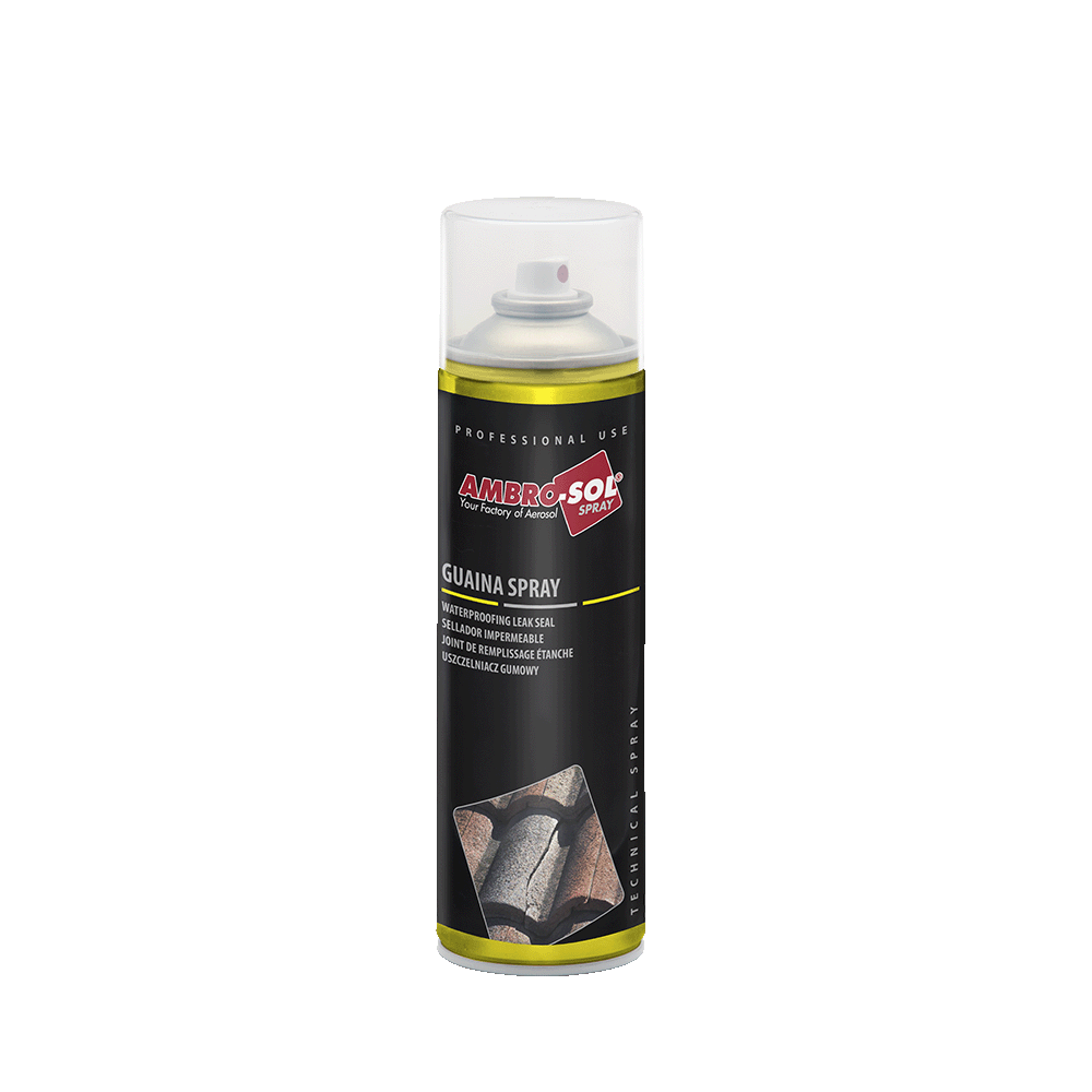 GUAINA BOMBOLETTA SPRAY TRASPARENTE IMPERMEABILE 500ml AMBRO-SOL GUAINA BOMBOLETTA SPRAY TRASPARENTE IMPERMEABILE 500ml AMBRO-SOL