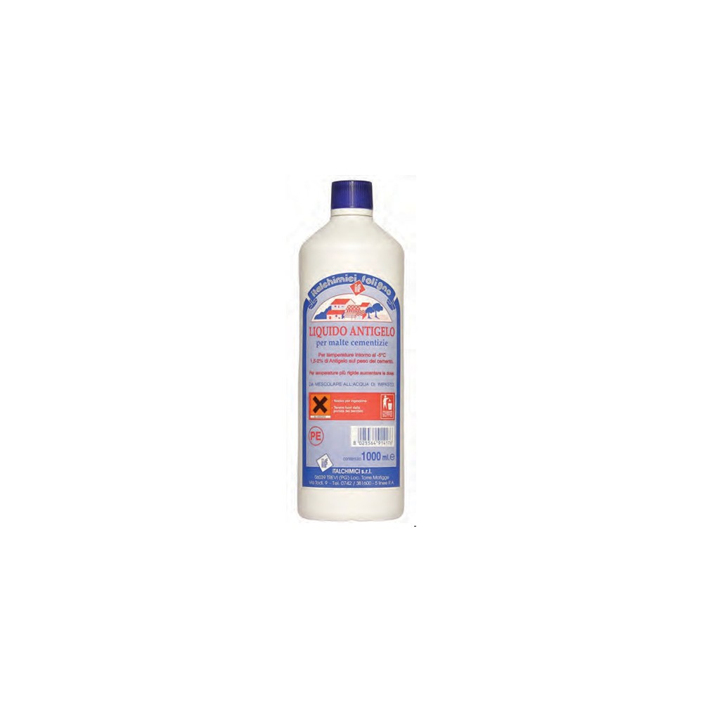 ANTIGELO LIQUIDO PER MALTE CEMENTIZIE ML 1000 ITALCHIMICI ANTIGELO LIQUIDO PER MALTE CEMENTIZIE ML 1000 ITALCHIMICI