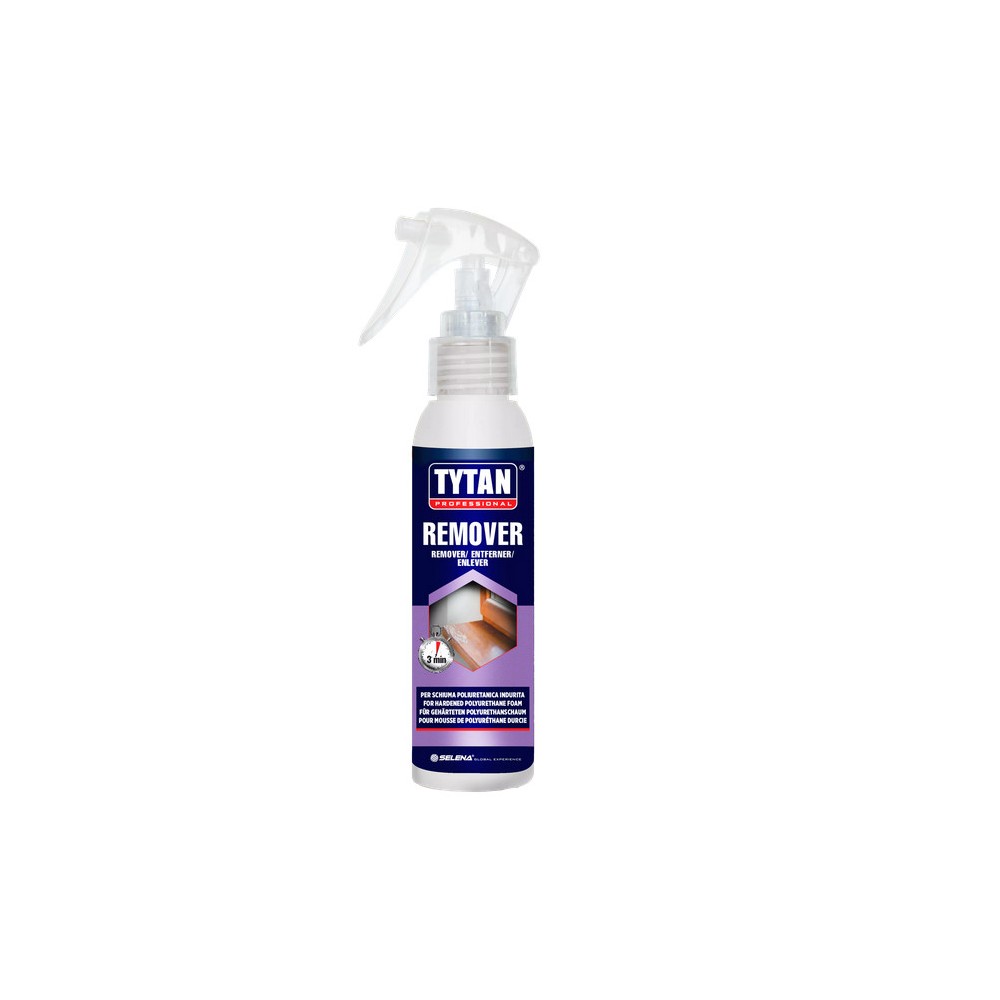REMOVER PULITORE PER SCHIUMA POLIURETANICA INDURITA 100 ML TYTAN REMOVER PULITORE PER SCHIUMA POLIURETANICA INDURITA 100 ML TYTAN
