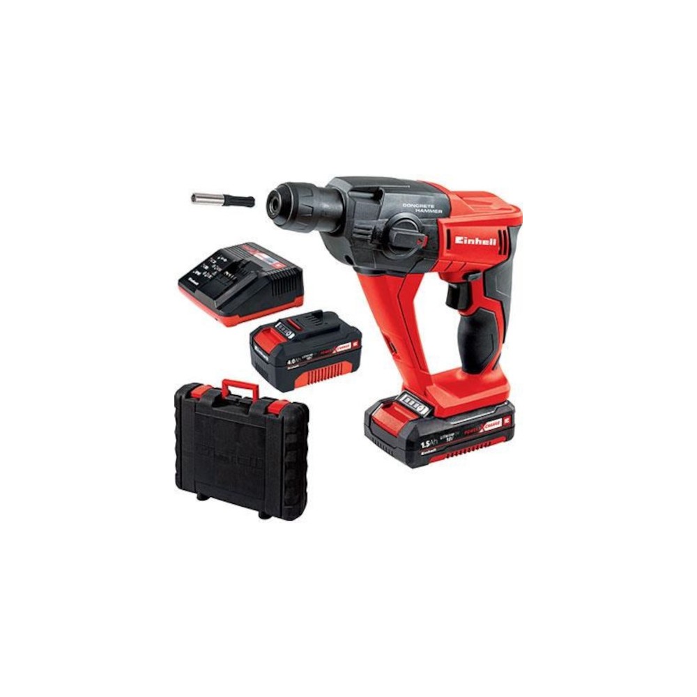MARTELLO TASSELLATORE BATTERIA TE-HD LI KIT VOLT 18 AH 1,5 X-CHANGE + CON VALIGIAEINHELL MARTELLO TASSELLATORE BATTERIA TE-HD LI KIT VOLT 18 AH 1,5 X-CHANGE + CON VALIGIAEINHELL