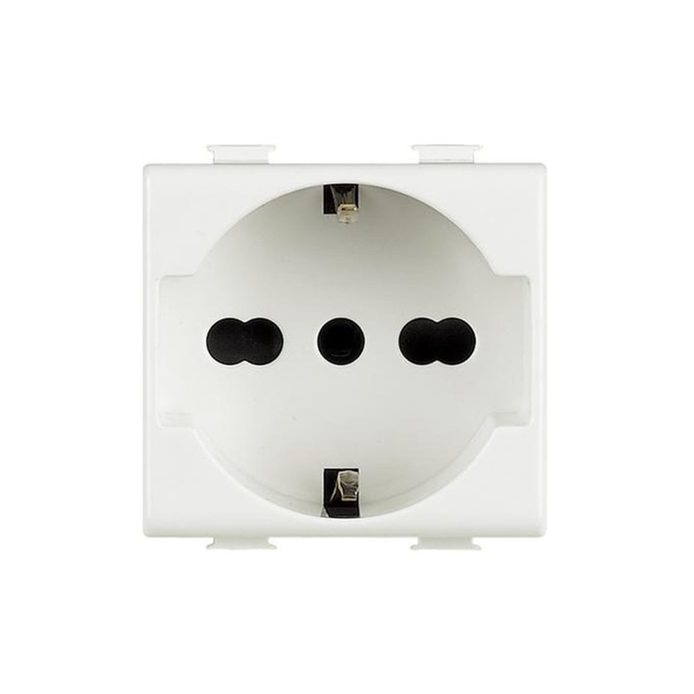 PRESA COMMERCIALE MATIX SCHUKO TEDESCO/ITALIANO 16A 250V PRESA COMMERCIALE MATIX SCHUKO TEDESCO/ITALIANO 16A 250V