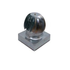 FUMAIOLI GIREVOLI ACCIAIO INOX 5/10 MONOPARETE BASE QUADRATA