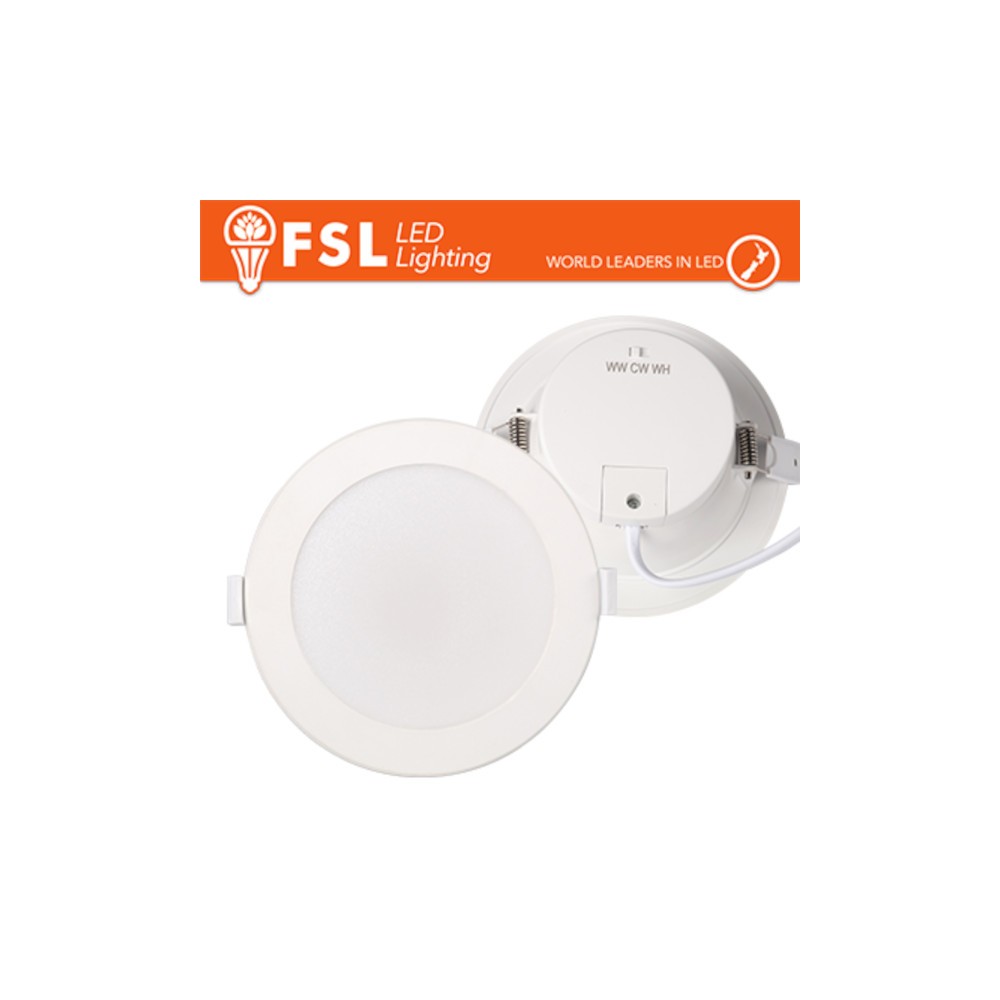 FARETTO INCASSO BIANCO LED TONDO 3WHITE 220-240V