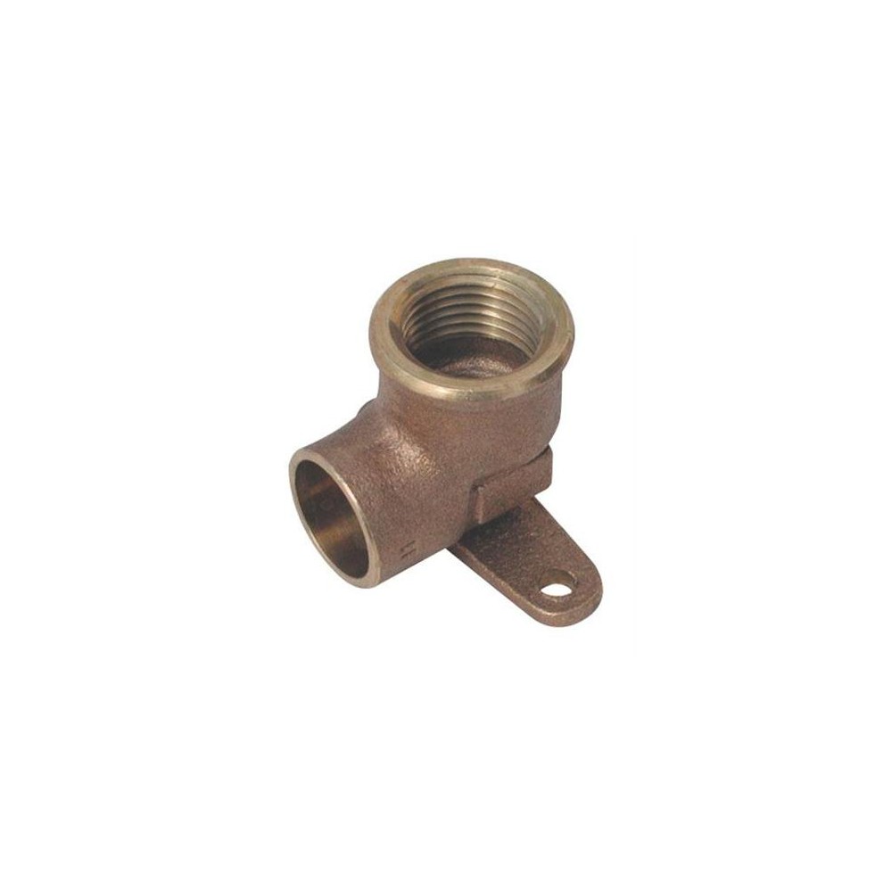 GOMITO FLANGIATO A SALDARE IN BRONZO FEMMINA FEMMINA GOMITO FLANGIATO A SALDARE IN BRONZO FEMMINA FEMMINA