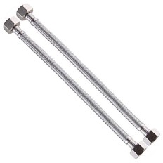 FLESSIBILE A TRECCIA ESTERNA IN ACCIAIO INOX FEMMINA FEMMINA