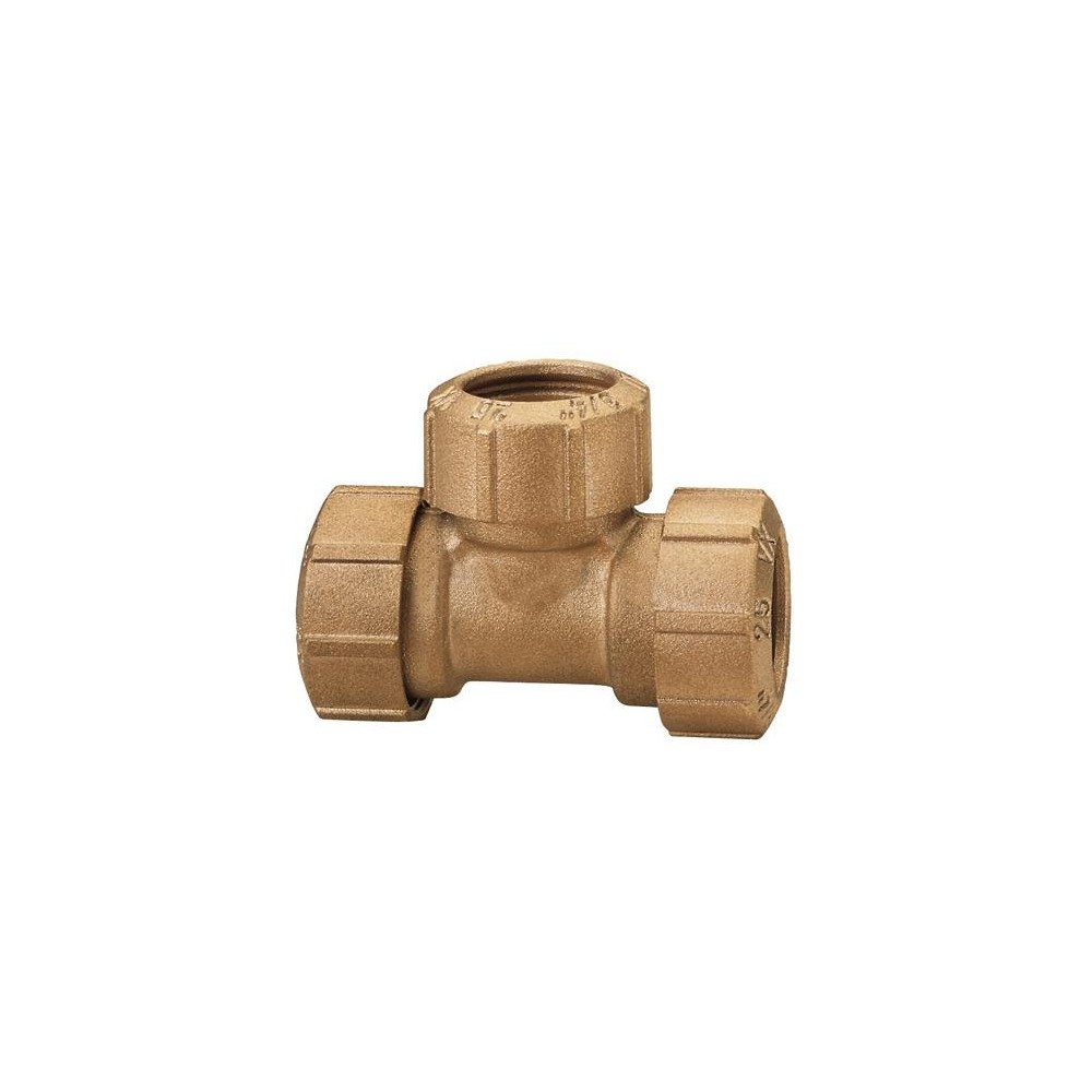 TEE IN OTTONE X TUBO POLIETILENE AD INNESTO Ø TEE IN OTTONE X TUBO POLIETILENE AD INNESTO Ø