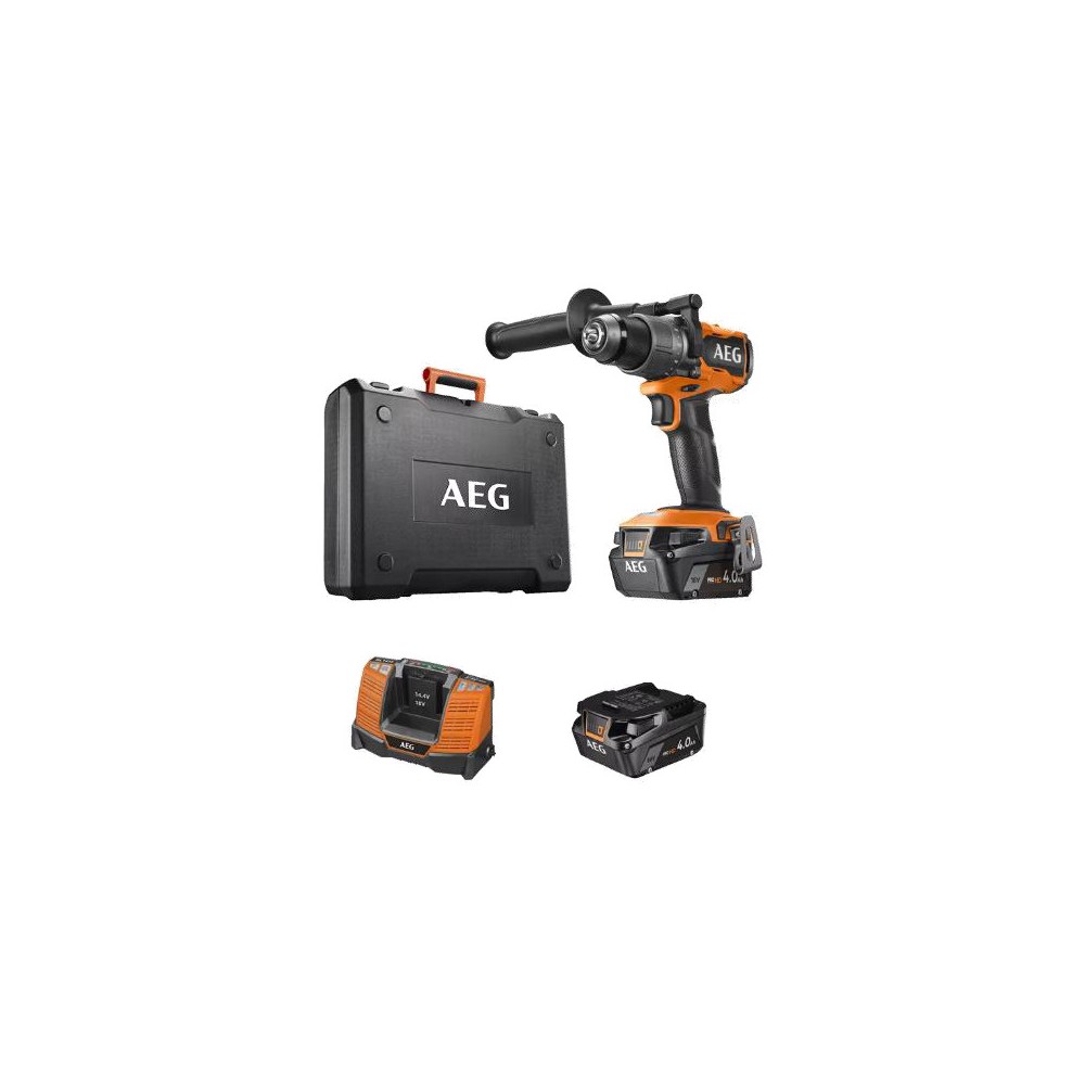 TRAPANO AVVITATORE BATTERIA BS 18C3BL-402C LINEA PRO + VALIGIA AEG TRAPANO AVVITATORE BATTERIA BS 18C3BL-402C LINEA PRO + VALIGIA AEG