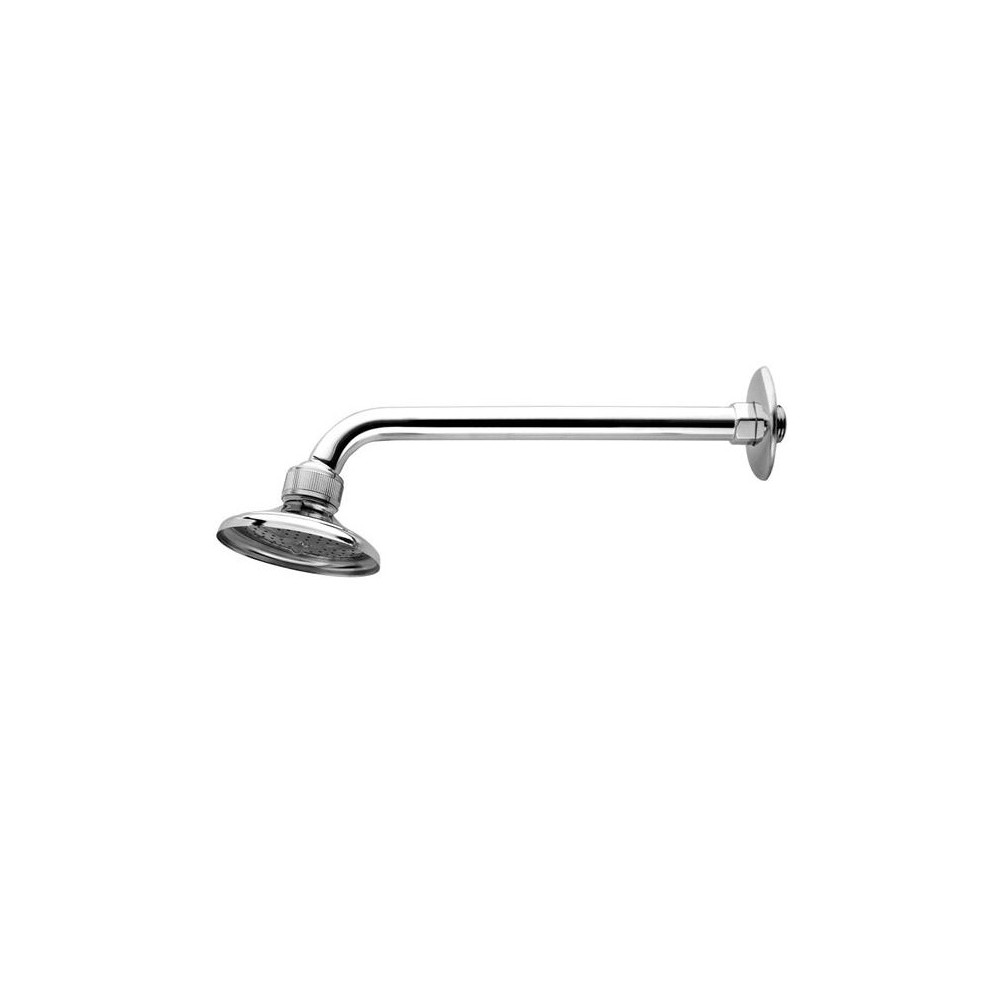 DOCCIA BRACCIO EKO TONDO CON SOFFIONE LUNGHEZZA 30 CM ATTACCO Ø 1/2 CROMO