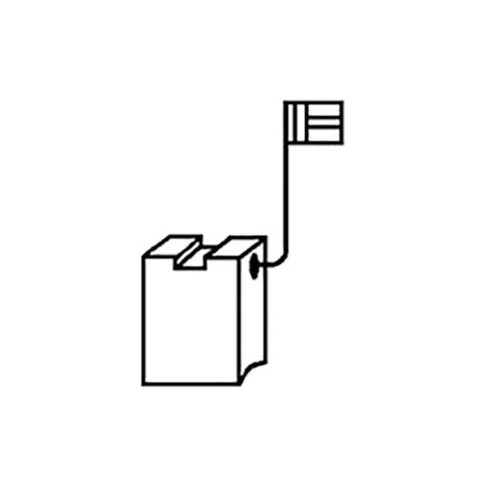 CARBONCINO RICAMBIO SPAZZOLA MM 6,3 X 12,5 ALTEZZA MM 23,5 DEWALT CONFEZIONE 2 PEZZI COMPATIBILE DEWALT