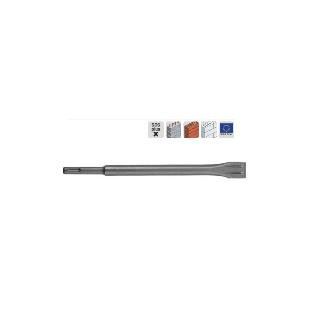 PUNTA SCALPELLI SDS-PLUS PIATTO 20 MM LUNGHEZZA MM 250 KWB