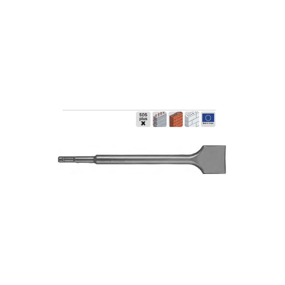 PUNTA SCALPELLI SDS-PLUS PIATTO 40 MM LUNGHEZZA MM 250 KWB