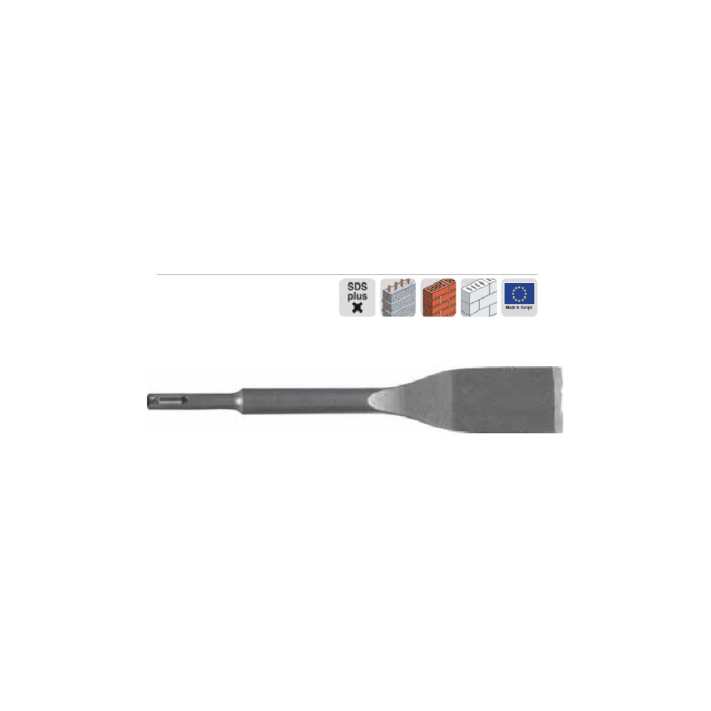 PUNTA SCALPELLI SDS-PLUS SPATOLA 40 MM LUNGHEZZA MM 250 KWB