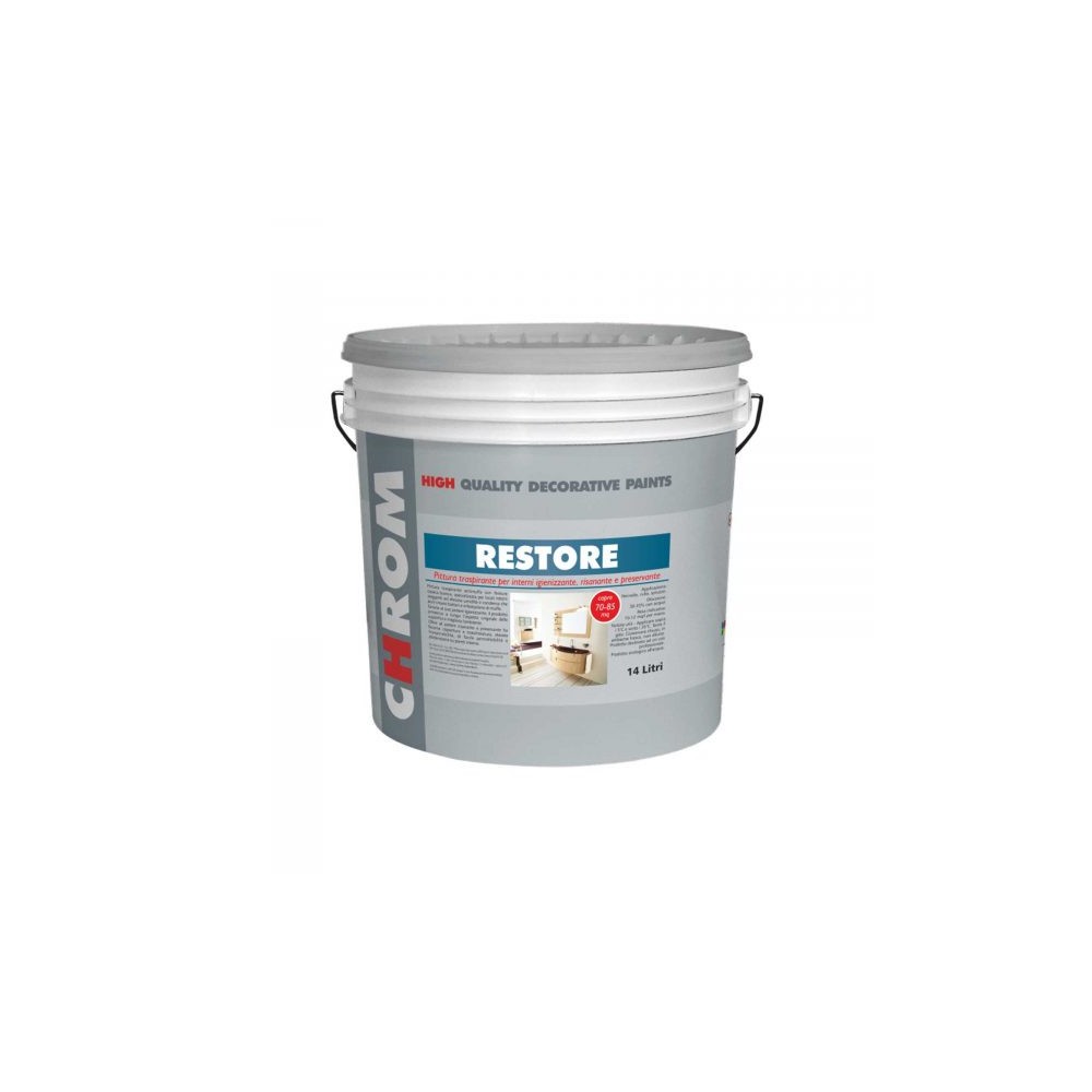 IDROPITTURA RESTORE MURALE ANTIMUFFA IGIENIZZANTE BIANCO IDROPITTURA RESTORE MURALE ANTIMUFFA IGIENIZZANTE BIANCO