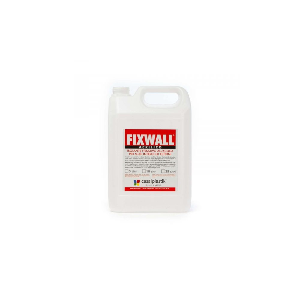 ISOLANTE FIXWALL FISSATIVO ACRILICO ANTIMUFFA IGIENIZZANTE ISOLANTE FIXWALL FISSATIVO ACRILICO ANTIMUFFA IGIENIZZANTE