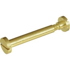 VITE GIUNZIONE MOBILI OTTONE ORO LUCIDO CONFEZIONE 4 PEZZI