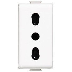 PRESA COMMERCIALE TIPO MATIX 10/16A 250V BIANCO