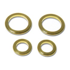 RONDELLA ALZAPORTA IN OTTONE X CERNIERE CONFEZIONE 10 PEZZI