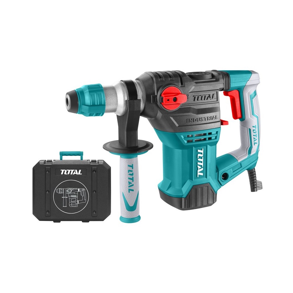 MARTELLO TASSELLATORE SCALPELLATORE VOLT 230 WATT 1500 5,5J C SDS PLUS + VALIGIA TOTAL MARTELLO TASSELLATORE SCALPELLATORE VOLT 230 WATT 1500 5,5J C SDS PLUS + VALIGIA TOTAL