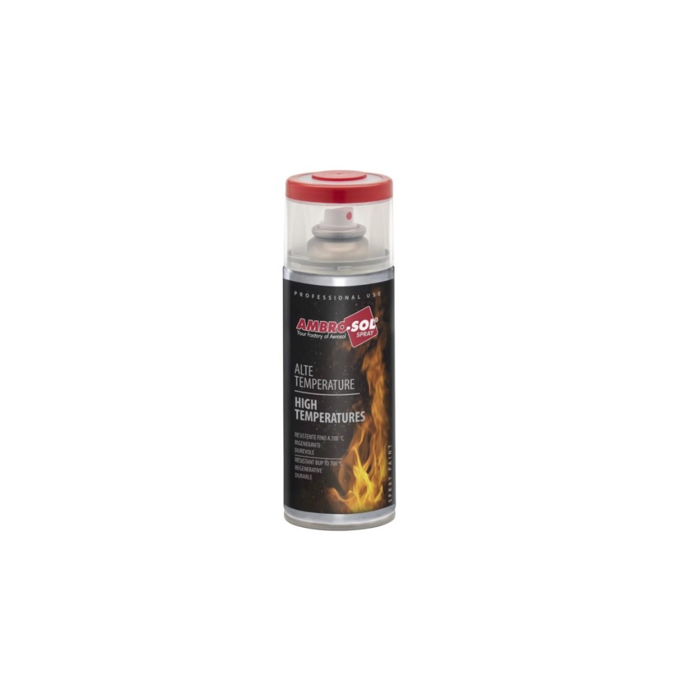 SMALTO BOMBOLETTA SPRAY ALTA TEMPERATURA 400 ML   AMBRO-SOL SMALTO BOMBOLETTA SPRAY ALTA TEMPERATURA 400 ML   AMBRO-SOL