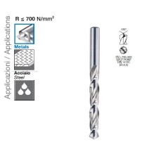 PUNTA X METALLI ELICOIDALI BASIC RETTIFICATA LUCIDA  KRINO