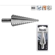 SVASATORE A GRADINO A PUNTA PER METALLO HSS PROFESSIONAL  KWB