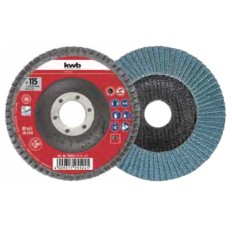 DISCO LAMELLARE IN ZIRCONIO PER INOX E METALLO Ø MM 115  KWB