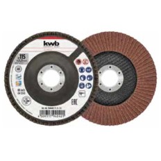 DISCO LAMELLARE IN CORINDONE PER INOX E METALLO Ø MM 115  KWB