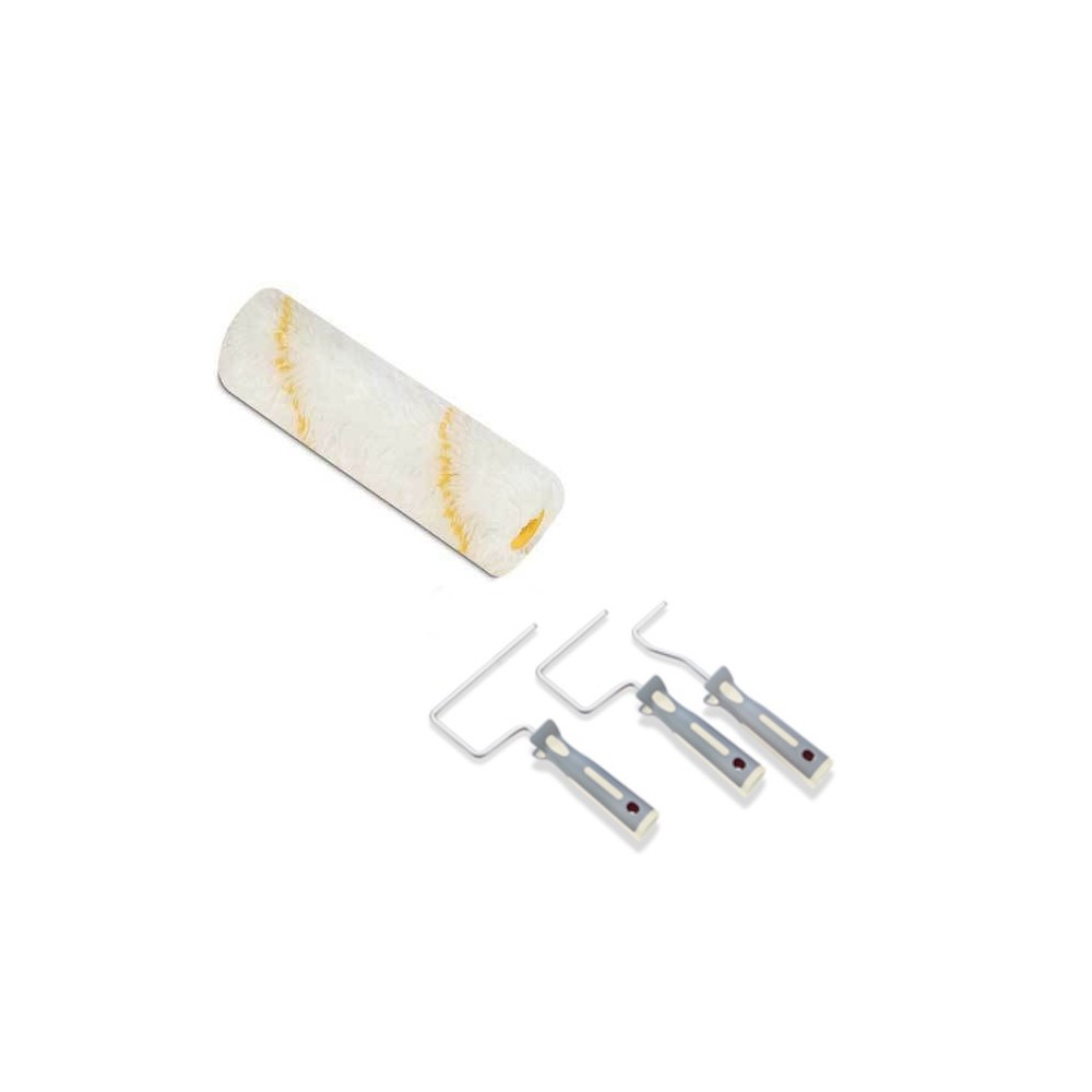 RULLO TESSUTO ACRILICO CON MANICO ARCHETTO CORTO RULLO TESSUTO ACRILICO CON MANICO ARCHETTO CORTO