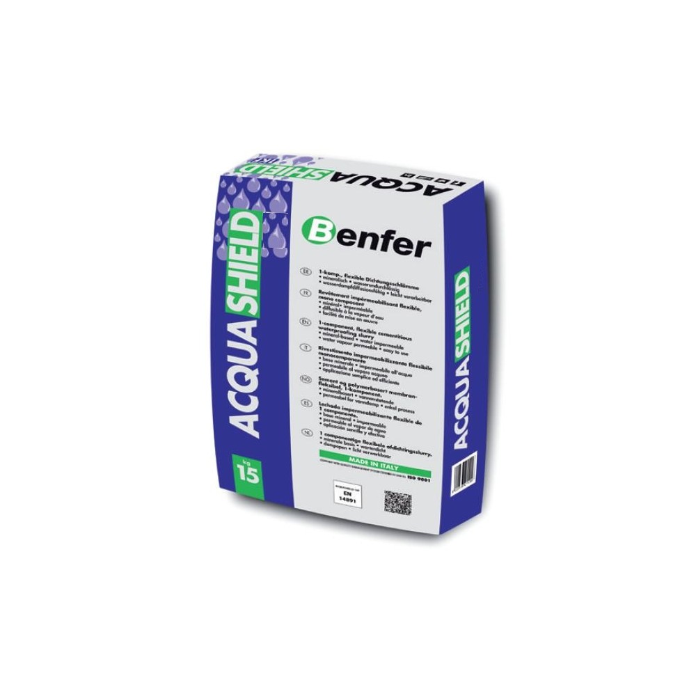IMPERMEABILIZZANTE ACQUASHEILD POLVERE KG 25 SACCO