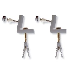 TASSELLO FISSAGGIO SANITARI VASO BIDET LATERALI CROMO COPPIA