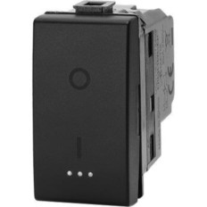 INTERRUTTORE COMMERCIALE TIPO MATIX BIPOLARE 20A 250V NERO