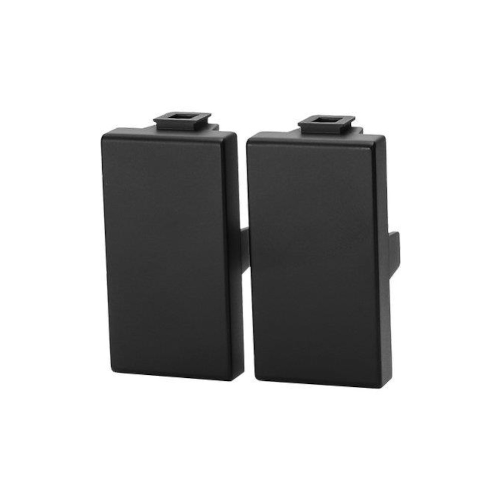 COPRIFORO NERO COMMERCIALE MATIX CONFEZIONE 2 PZ