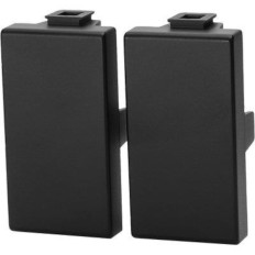 COPRIFORO NERO COMMERCIALE MATIX CONFEZIONE 2 PZ