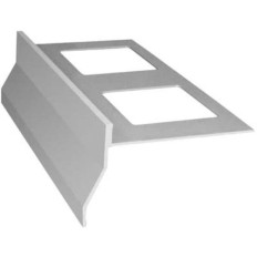 GOCCIOLATOIO PER BALCONI E TERRAZZE 'NOR' IN ALLUMINIO SATINATO