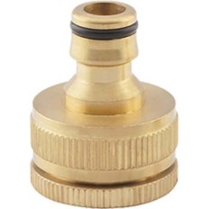 PRESA A RUBINETTO OTTONE + INNESTO RAPIDO STARS 1/2-3/4F