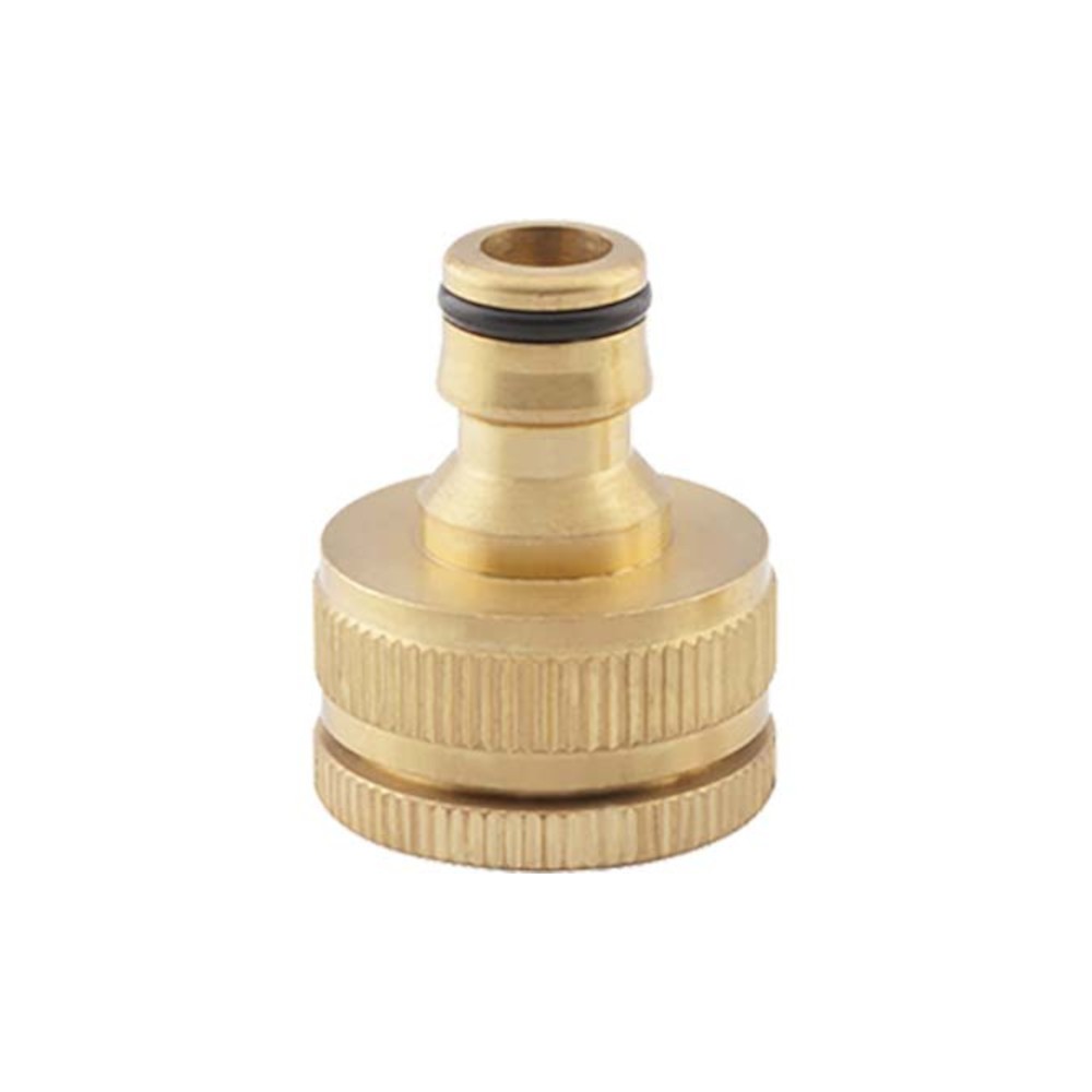 PRESA A RUBINETTO OTTONE + INNESTO RAPIDO STARS 1/2-3/4F