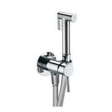 KIT SHUT OFF MISCELATORE CON DOCCETTA IN OTTONE CROMO T MS MINIMALE DAMAST